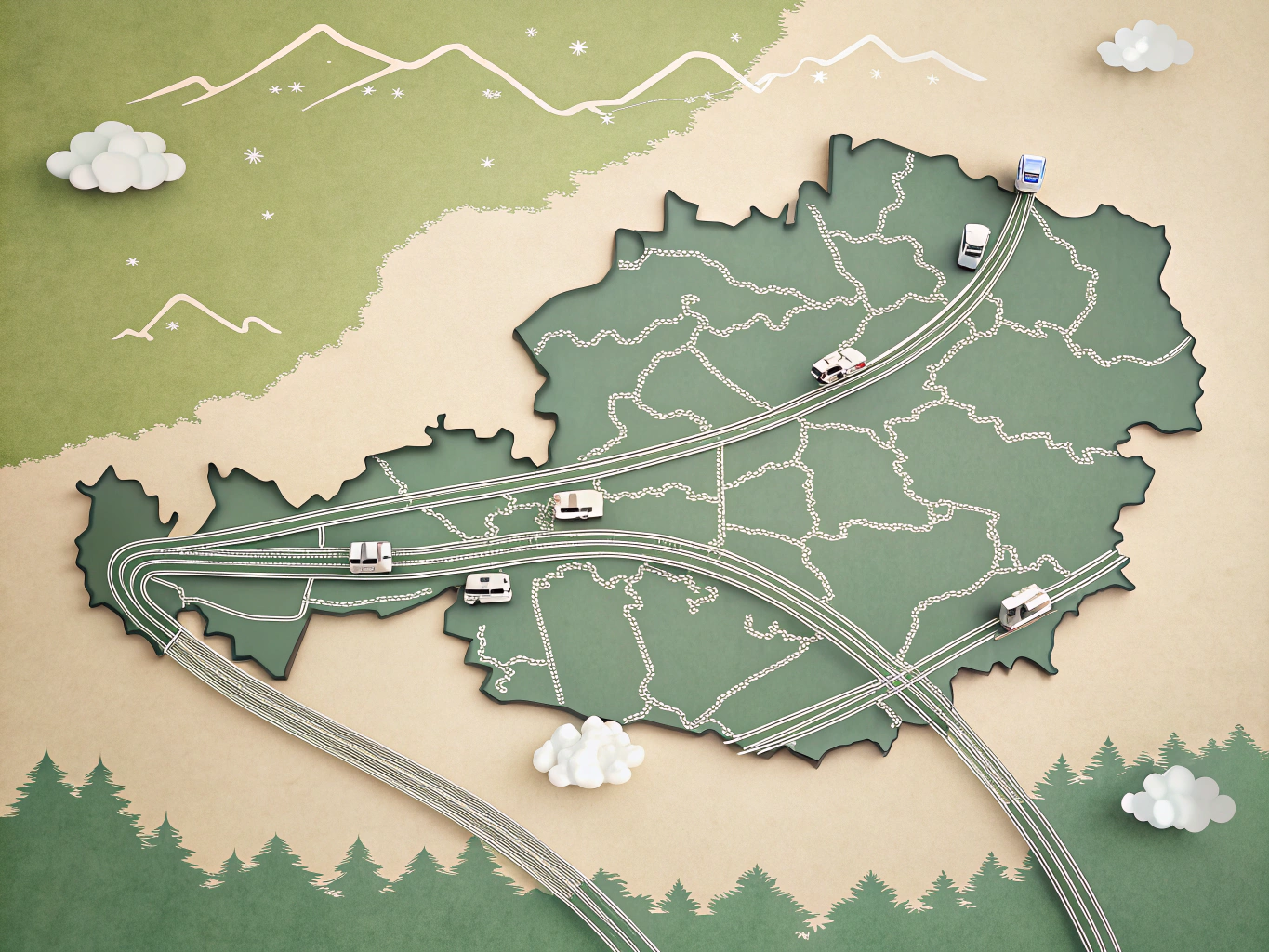 Mautkarte Deutschland und Österreich